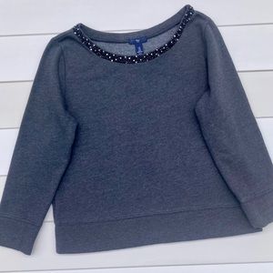 GAP Embellished neckline Pullover